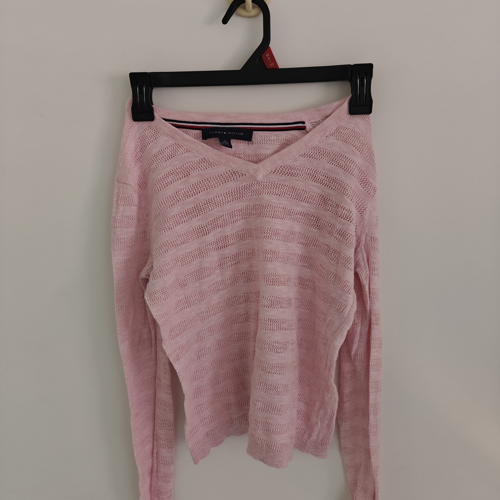 Tommy Hilfiger Light Pink Knit Sweater